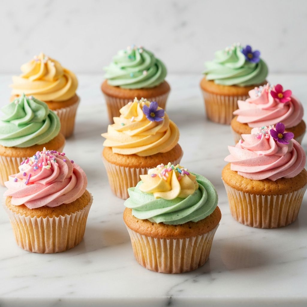 Kolekcija zanatskih cupcakea